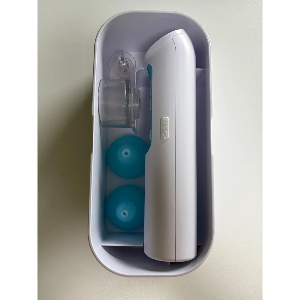 Frida‎ Baby Electric NoseFrida Nasal Aspirator USB Rechargeable White Teal Case